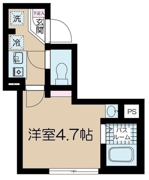 フェリーチェ阿佐ヶ谷K 1階の間取り 1