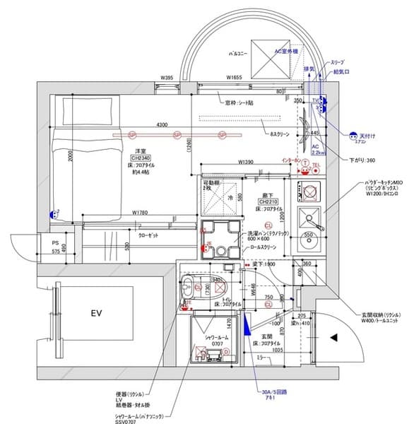 インプルーブ中野新橋 4階の間取り 1