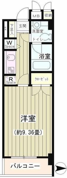 ＮＯＮＡ　ＰＬＡＣＥ渋谷神山町 2階の間取り 1