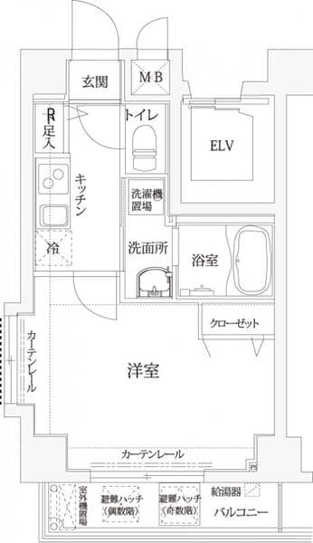 ザグランデレガーロ 7階の間取り 1