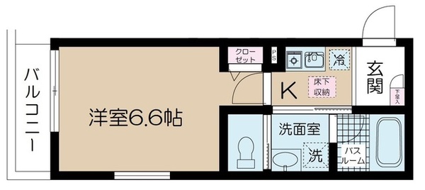 フェリーチェ中野新橋C 1階の間取り 1