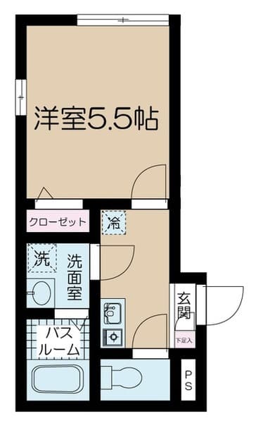 フェリーチェ中野新橋Ⅱ 3階の間取り 1