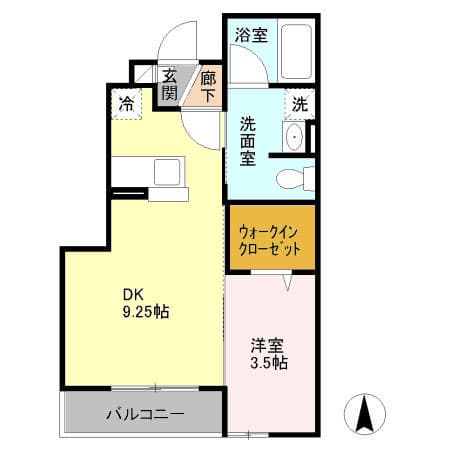 D-Room nakano 1階の間取り 1