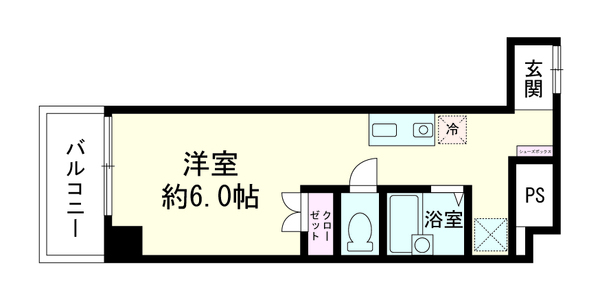 大森山王濱栖鳳 5階の間取り 1