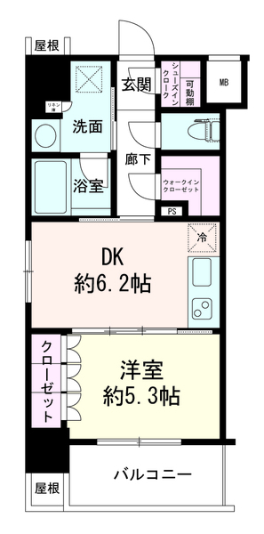 パレステージ田端ファストコート 3階の間取り 1