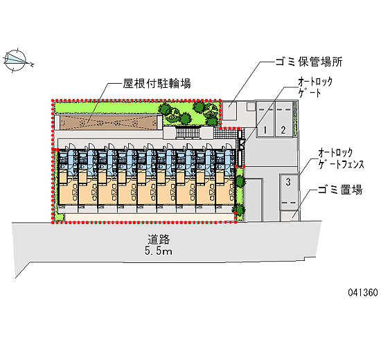 レオパレスグランデール北町 1階のその他 12