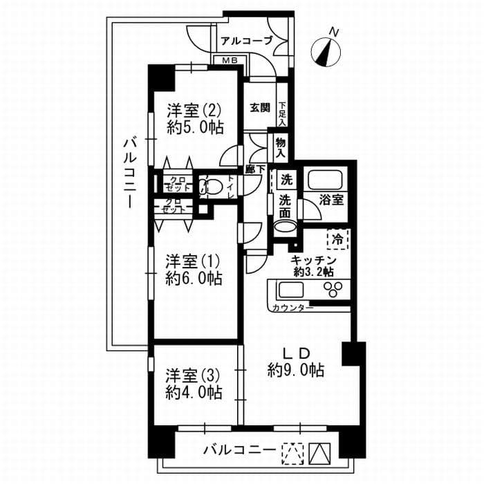 レジディア根岸 9階のその他 2