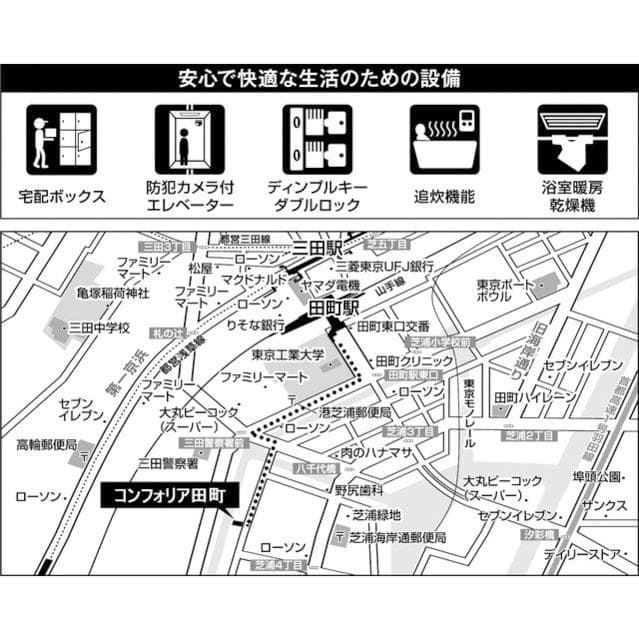 コンフォリア田町 7階のその他 1