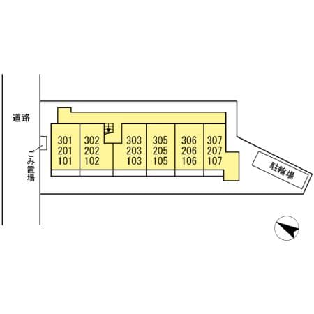 (仮)D-room堀之内3丁目 2階のその他 1