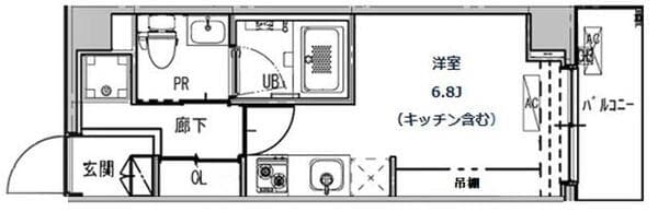 B CITY APARTMENT SHINAGAWA WEST 2階のその他 1