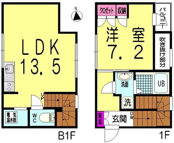 フレイス要町 1階の間取り 1