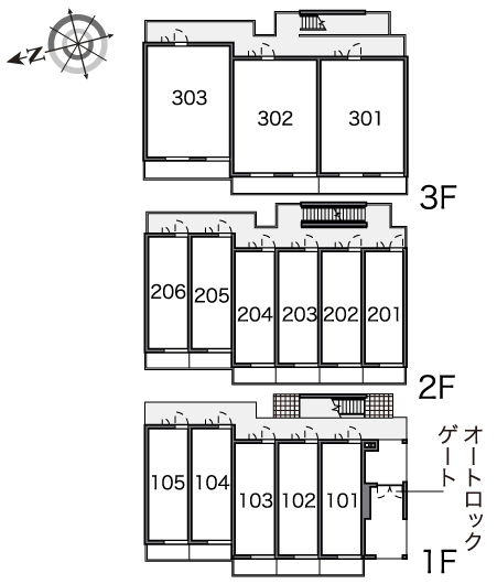 レオパレス翔 3階のその他 1