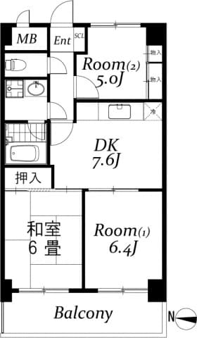 ＴＳビル 2階のエントランス 1