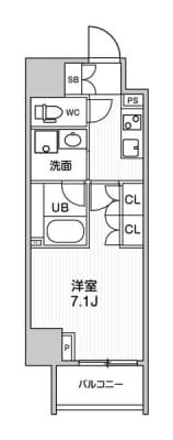 シーズンフラッツ根岸 5階のリビング 1